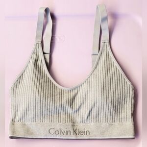 Calvin Klein Sports bra Grey NEW